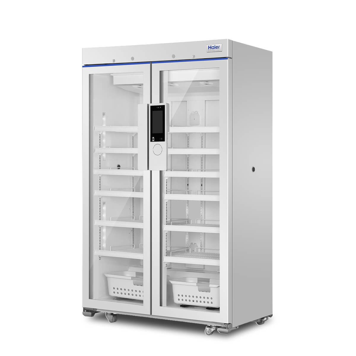 Haier Biomedical Double Door Freestanding Pharmacy Refrigerator 1030L Glass Door Haier Biomedical Double Door Freestanding Pharmacy Refrigerator 1030L Glass Door