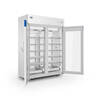 Haier Biomedical Double Door Freestanding Pharmacy Refrigerator 1099L Glass Door